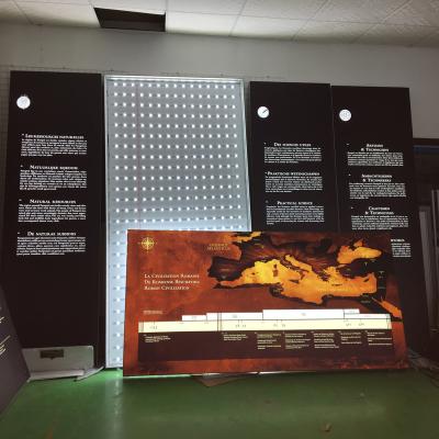 China Silicone Edge Graphic Aluminum Profile Double Sides Polyester Fabric Silicon LED Free Standing Light Box for sale