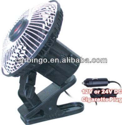 China 6 inch Mini Oscillating Car Fan With 60 strip Semi-enclosed guard 6 inch for sale