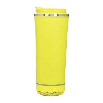 China Wholesale Viable Fashion Water Bottle Wholesale Tooth Speaker Stainless Steel Subwoof Smart Subwoof Smart High Quality Music Mug for sale