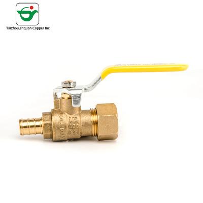 China Standaardzweetafvoerkanaal 3/4“ Messing Mini Ball Valve Te koop