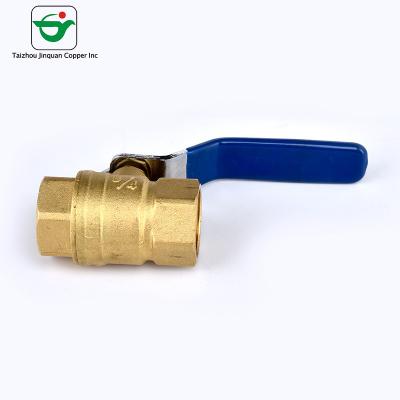 China Middelgrote Druk FIP 1 Duim CW617N CuZn40Pb2 Mini Ball Valve Te koop