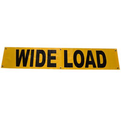 China Good Quality PVC On Board Sign Banner Yellow Warning Banner For Sale for sale