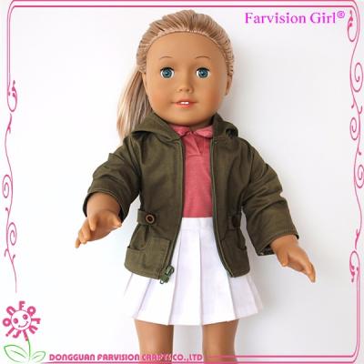 China Open End Eyes Custom American Dolls Identical Blue Eyes Girl Blonde Hair for sale