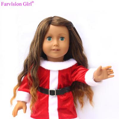 China American Christmas Set Cartoon Toy 18 Inch Girl Dolls Handmade From China for sale