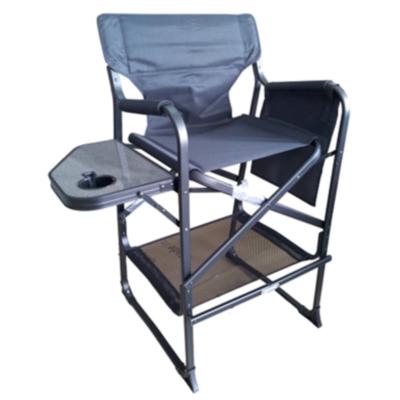 China Portable Professional Aluminum Tall Studio Easy Carry Makeup Custom Chair Foldable for sale