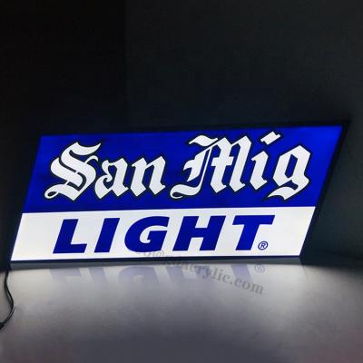 China Adertising Display Light Box Sign Led Project Installation Letters Poster Display Signage Battery Led Battery Light Box Outdoor Thin Acrylic Sign for sale