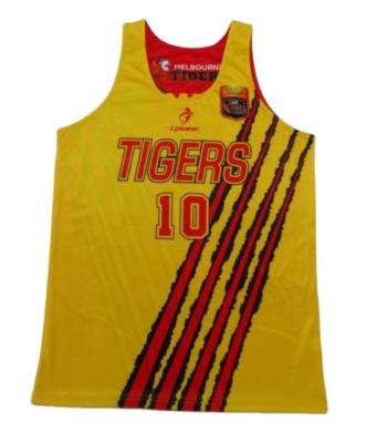 China Best Selling Breathable Professional Basketball Jersey Reversible for sale