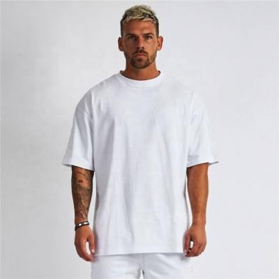 China Custom Cut Out Cotton Men's Fitness Tracksuit QUICK DRY White Workout Gym Wear T-Shirt for sale