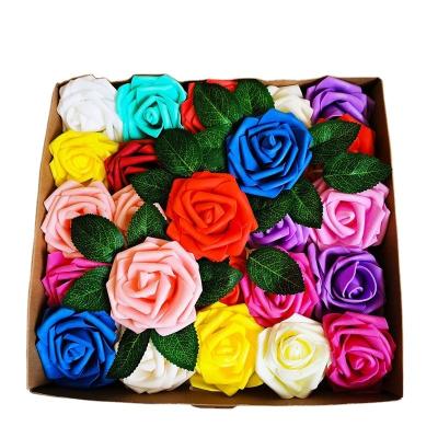 China New Modern Decorative Design Packing Gift 25pcs/box Flower Shape Valentine's Day Gift For Queen Love for sale