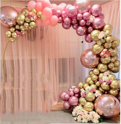 China Wedding Party Decoration Rose Gold Confetti Globos Wedding Party Decor Balloon Chain Set Wedding Decoration Balloon Arch Kit for sale