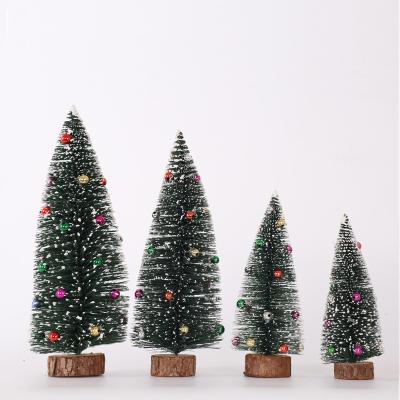 China New Product New Product Christmas Ornament Christamas Decoration Mini Table Decor DIY Plastic Christmas Tree for sale