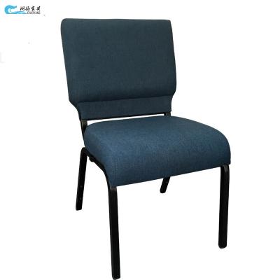 China Modern High Quality Stackable Church Chairs For Auditorium Prayer Chair With Metal Storage Rack for sale