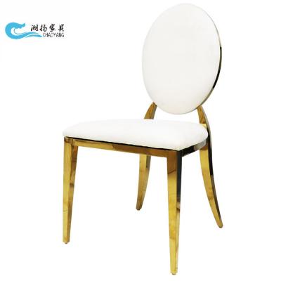 China Modern Special Design Stainless Steel Chair Cheap Modern Luxury Dining Event Wedding Chair for sale