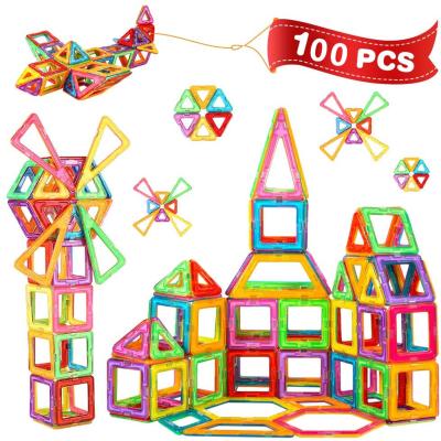 China 2021 STEM Eco-friendly Material Creative Toys Building Block Magnetic Building Set Magnetic Building Blocks Toys for sale