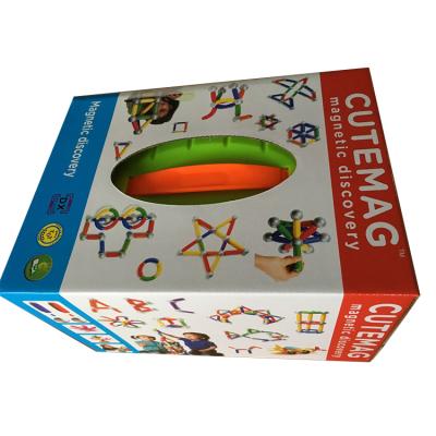 China 3d building toy connecting building blocks sticks set magnetic toy for sale