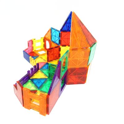 China 2021 Hot Selling Amazon Magnetic Tiles New Eco-friendly Material Magnetic Tile Building Blocks for sale