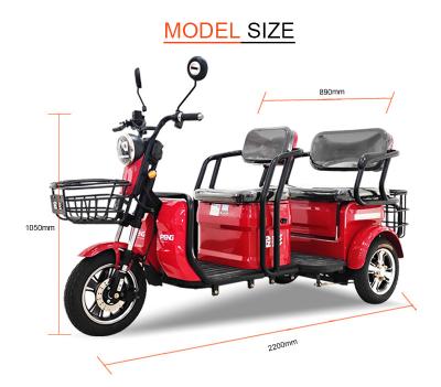 China Rad-elektrisches Dreirad Jinpeng XD 60V elektrisches der Personenkraftwagen-40km der Strecken-3 zu verkaufen