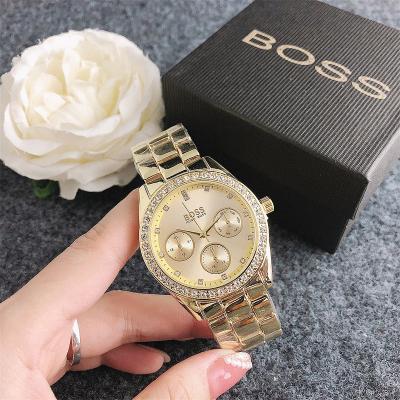 China Stainless Steel Watches China Yiwu Day/Date Her Jewelry Watches Men's Wrist Watches Custom Logo Moissanite Uhr Women's Watch Gift for sale