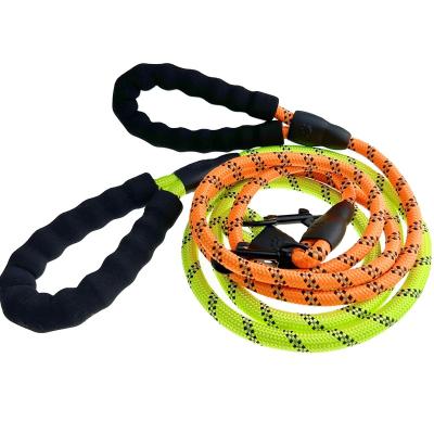 China 2022 Amazon Amazon Hot Selling Reflective Rope Dog Braided Thick Reflective Nylon Leash for sale