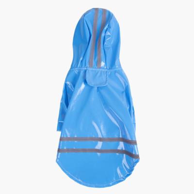 China Spring Summer Puppy Pet Raincoat S-XL Hoody Durable Outdoor Waterproof Jackets Pu Raincoat For Dog Cats Clothing for sale