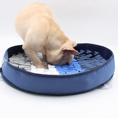 China Sustainable New Style Pet Cat And Dog Sniff Lick Mat Pet Energy Consumption Blanket Sniff Mat For Dogs for sale