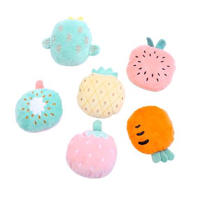 China Good price new product plush cat toy catnip toy kitten fruit shape plush cat toy cats price for sale