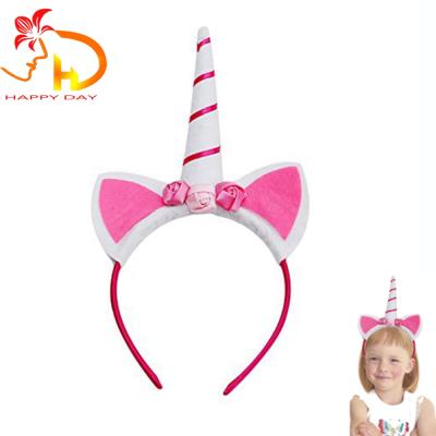 China Trendy Princess Unicorn Party Headbands, Halloween Carnival Headband, Little Unicorn Headband for sale