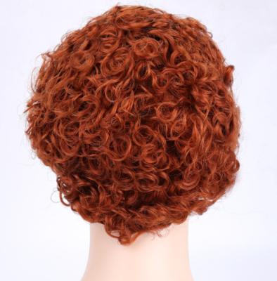 China Different Color Remy Human Hair Wigs Beautiful/Breathable Short Hair Design Professional Women Wigs for sale