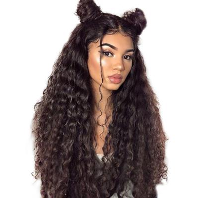 China Cheap Water Wave Shopping Virgin Hair HD Lace Wig 13*4 Water Wave Wigs Online 100% Transparent Water Wave Lace Frontal Brazilian Wigs for sale