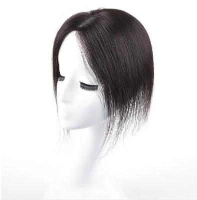 China Softly Ready to Ship Swiss Women Topper Human Hair Wigs Lace Piece Hair Extensions for sale