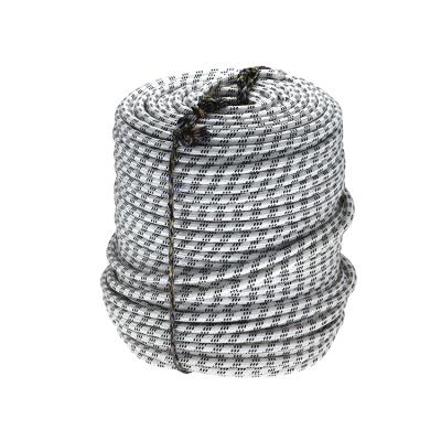 China High Strength Wear Resistance Polyester Braided Wall Rope 16mm 18mm Climbing Cleaning Rope for sale