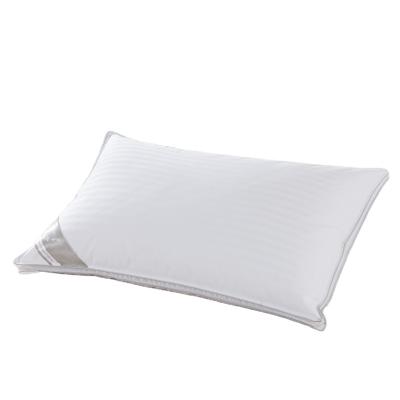 China High Quality 100% Siberian Folded Down Pillow Cotton Fabric Sleep Pillow for sale