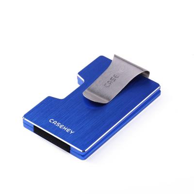 China 2021 Fashion Casekey rfid credit bank walletbusiness card holder case aluminum metal for sale