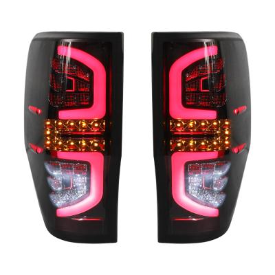 China Smoke LED Tail Light For 2012-2020 Ford Ranger T6 T7 T8 PX1 PX2 PX3 Wildtrak REKORD Car Signal Rear Reverse Stop Lamp for sale