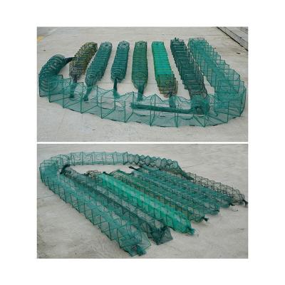 China Fish Net Cheap Crab Net Aquaculture Good Quality Long Lobster Price Trap Fishing Net Cage for sale