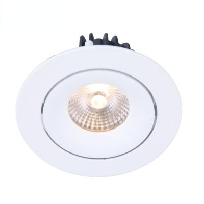 China IP54 Modern Foldable Adjustable Cutout 83mm Dim To Heat Down Light Led Trimless LED Recessed COB Down Light for sale