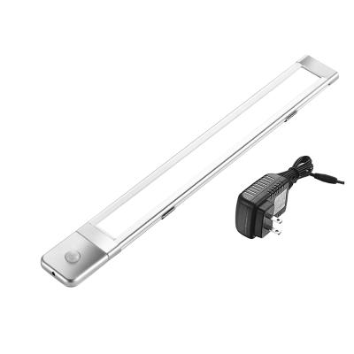 China Led light with switch European stylish motion sensor OR handwave slim linear aluminum strip bar light for wardrobe cupborad counter for sale