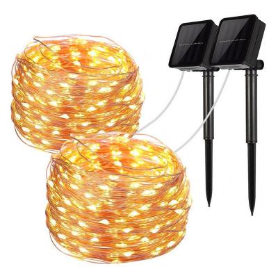 China 3 Modes 100LED Motion Sensor Christmas LED Edison Bulb Solar Power String Light Outdoor Wedding Party Decorations for sale