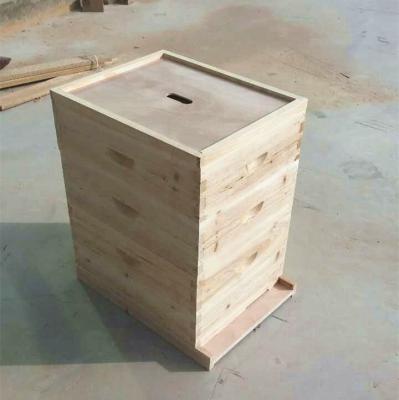 China For Beehive Wooden Boxes Beekeeping Popularity Style Lanstroth Pine Wood Australian Bee House for sale