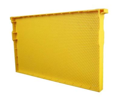 China Used For Bee Hive Frames Bee Hive Yellow Plastic Frame / Two Sizes For EU Hive for sale