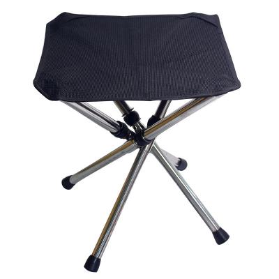 China Easy Carry Portable Outdoor Foldable Camping Mini Folding Stool For Beach Fishing Retractable Stool Folding Chiar for sale