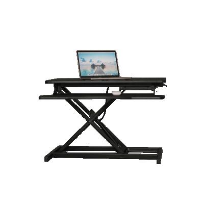 China Safe and Stable Computer Adjustable Table Converter Desk Position Double Layer Adjustable Height (Waist) for sale