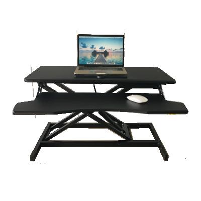 China Computer Adjustable Single Table Converter Desk Stand Double Layer Design Samples (Size) Available for sale