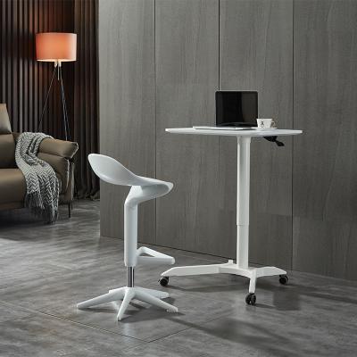 China Automatic Frame Adjustable Table Workstation Low Height Adjustable (Height) Desk for sale