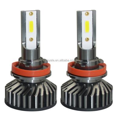 China Fit for car CE Rosh 6000k 12000LM 12v 24v led car light 50W F2 DOB auto 9012 HIR2 led headlight bulb 12000LM for sale