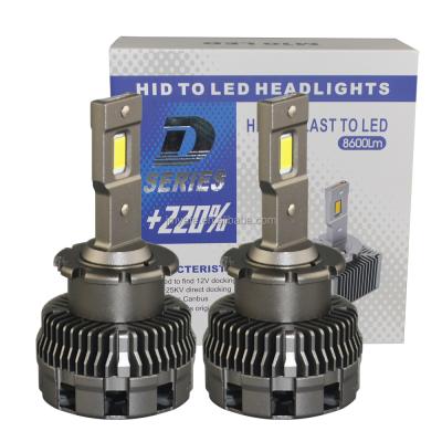 China fit for car 35W 8600LM 6000k d2s led headlight d2s led headlight bulb hid to led headlights for sale