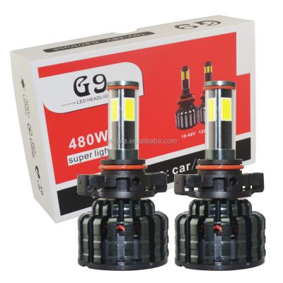 China Fit for wholesale CE 10-48V 4sides 4sides car and truck COB G9 12000LM H16EU 5202 led for car headlights for sale