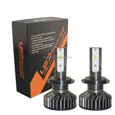 China Fit for car CE Rosh 6000k 12000LM 50W F2 H7 car led headlight bulb CSP 1860 automobile led headlights h7 for sale