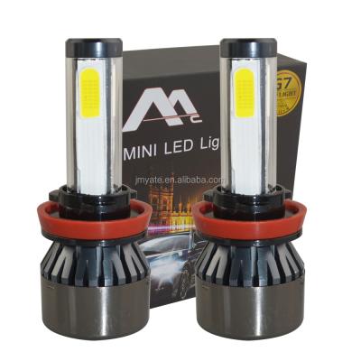 China Fit for car CE 12V 24V 80W 8000LM G7 car 4sides led headlight bulb 4sides COB H8 H9 H11 led headlight for sale