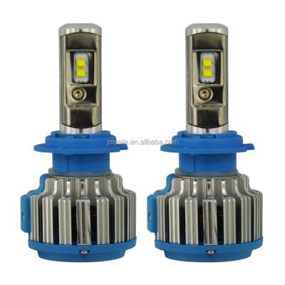 China Alluminum alloy CE 35w 7000LM 12V 24v canbus car headlight auto led bulb T1 H7 night eye led headlight for sale